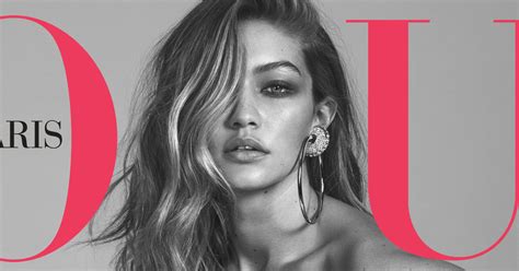 gigi hadid nue|Gigi Hadid strips down to nothing but heels on cover of ...